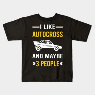 3 People Autocross Kids T-Shirt
